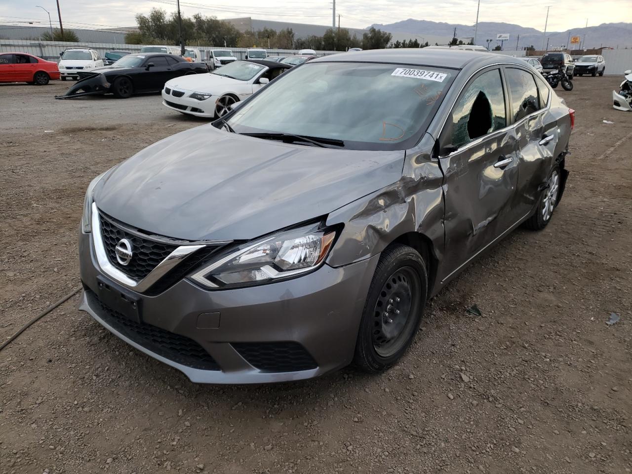 Photo 2 from auction – 2017 NISSAN SENTRA S with VIN 3N1AB7AP0HY408294