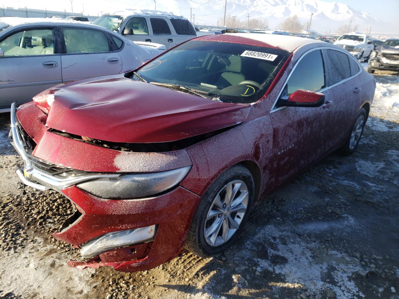 Photo 2 from auction – 2021 CHEVROLET MALIBU LT with VIN 1G1ZD5ST4MF047480