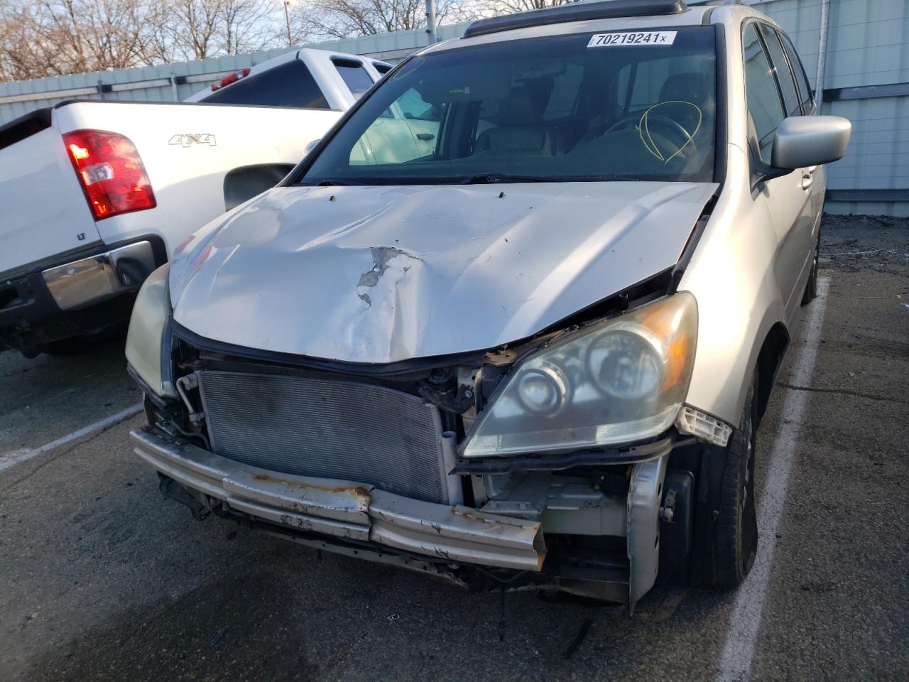 Photo 9 from auction – 2008 HONDA ODYSSEY EX with VIN 5FNRL386X8B078291