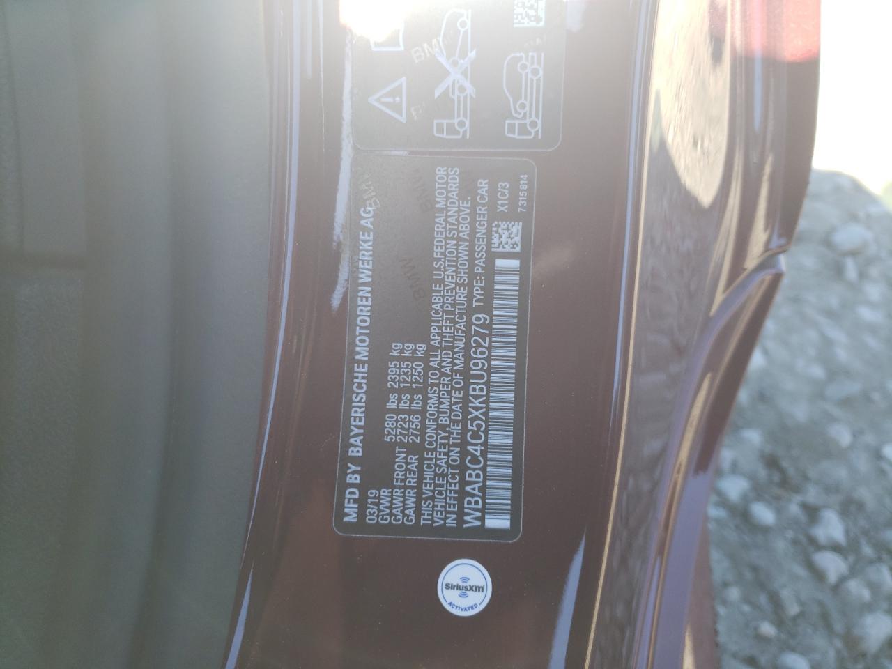 Photo 10 from auction – 2019 BMW M850XI with VIN WBABC4C5XKBU96279