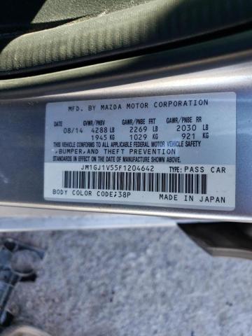Photo 10 from auction – 2015 MAZDA 6 TOURING with VIN JM1GJ1V55F1204642