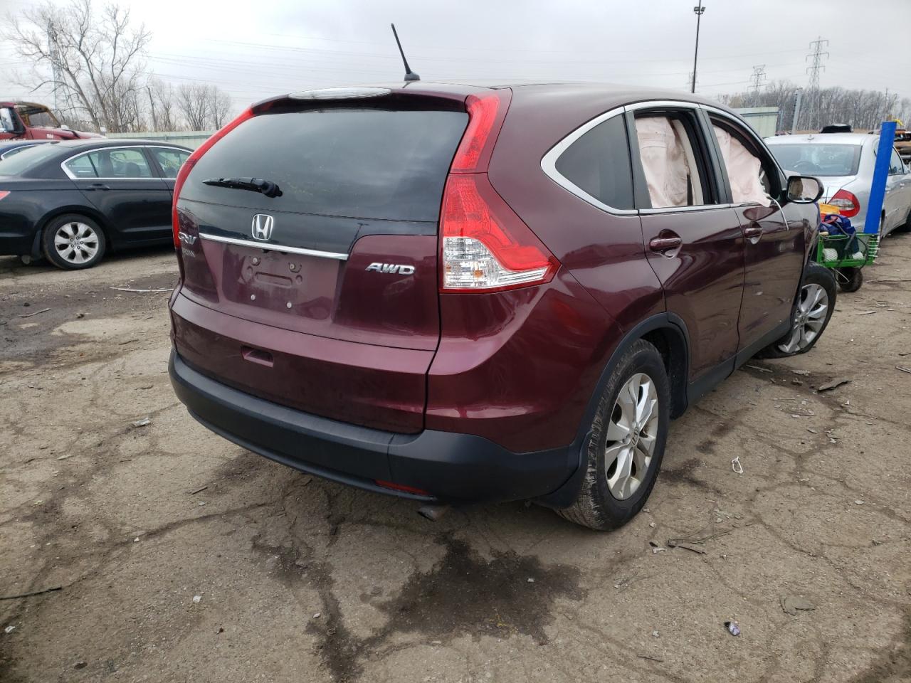 Photo 4 from auction – 2014 HONDA CR-V EX with VIN 5J6RM4H53EL096113