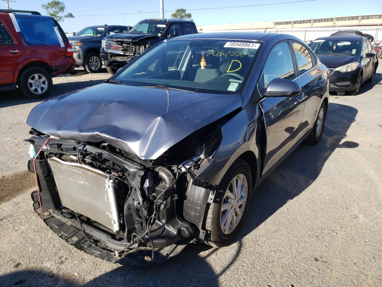 Photo 2 from auction – 2019 HYUNDAI ACCENT SE with VIN 3KPC24A35KE070692