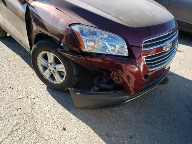 Photo 9 from auction – 2016 CHEVROLET TRAX 1LT with VIN 3GNCJLSB7GL170533
