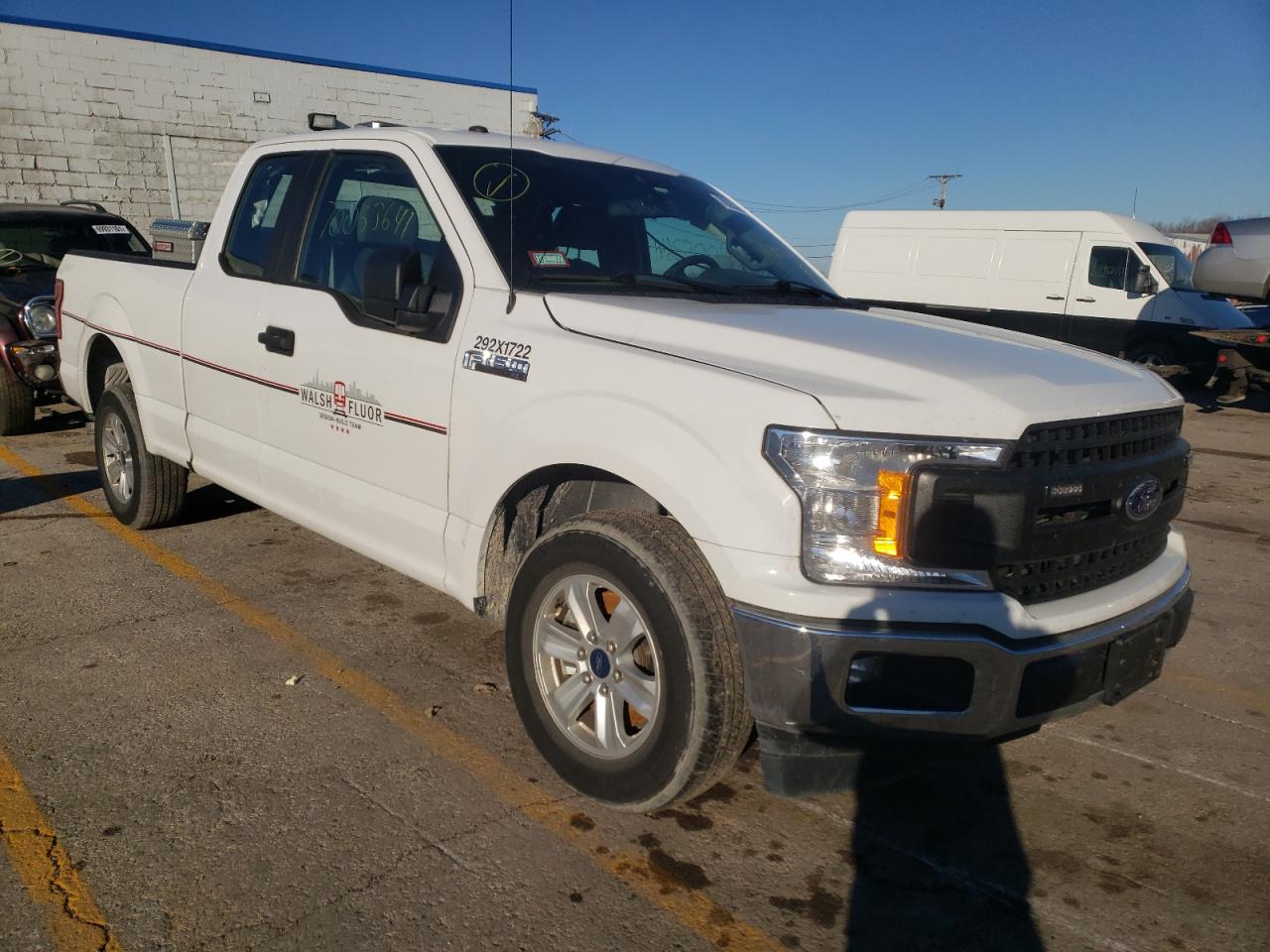 FORD F150 SUPER 2019 with VIN 1FTEX1CB2KFB64919 - Photo from auction