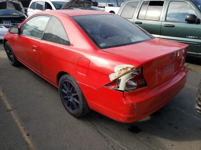 Photo 3 from auction – 2002 HONDA CIVIC LX with VIN 1HGEM21542L030556