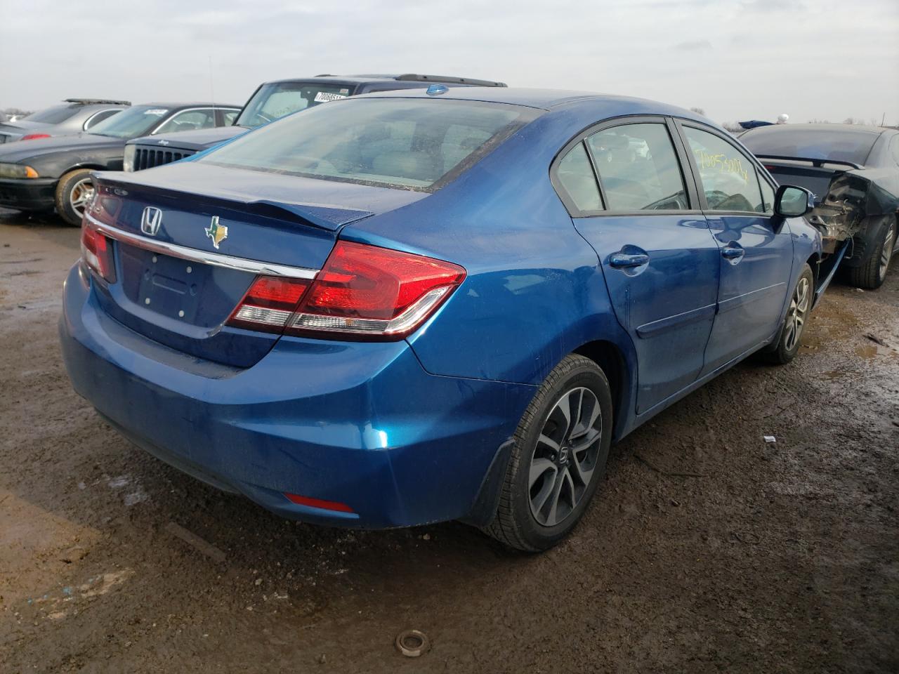 Photo 4 from auction – 2013 HONDA CIVIC EXL with VIN 19XFB2F94DE074394