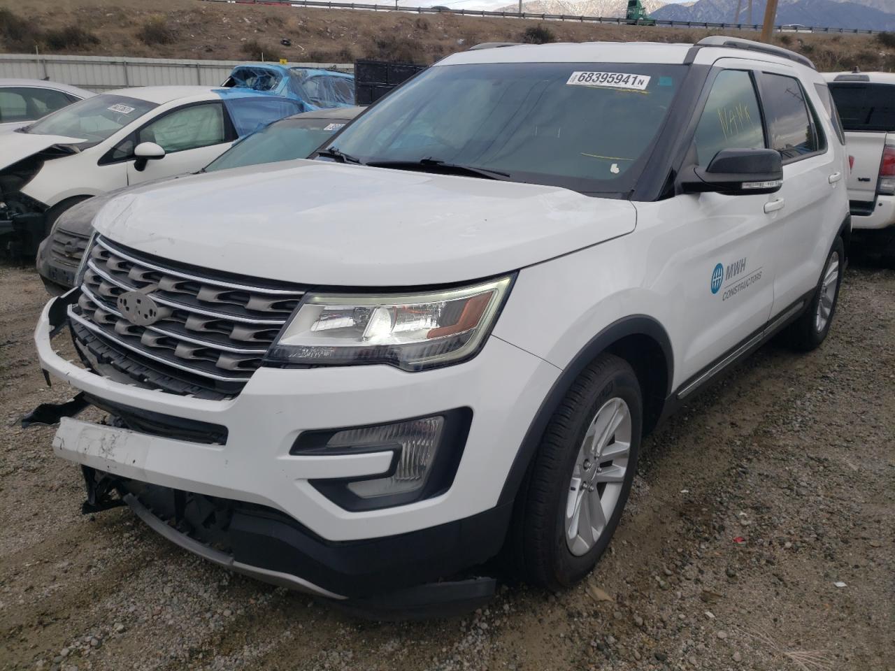 Photo 2 from auction – 2017 FORD EXPLORER X with VIN 1FM5K7D82HGA61079