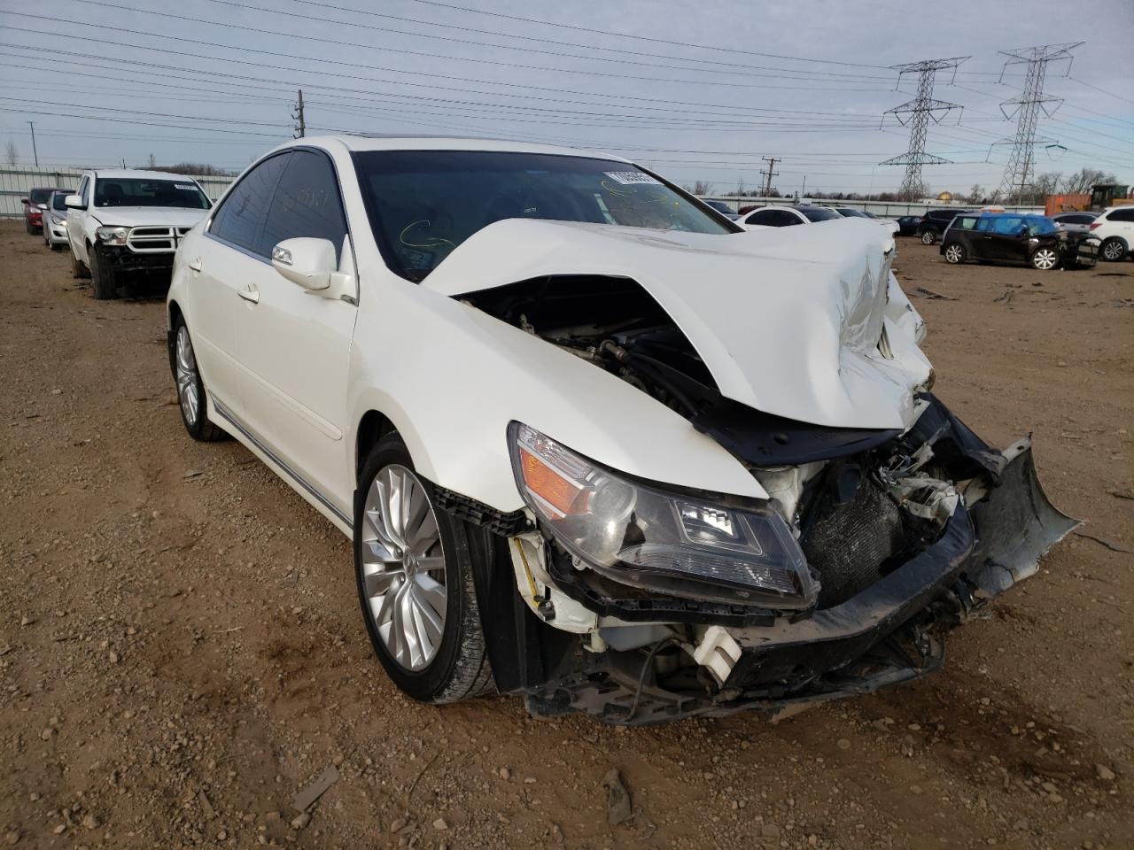 ACURA RL 2011 with VIN JH4KB2F69BC000122 - Photo from auction