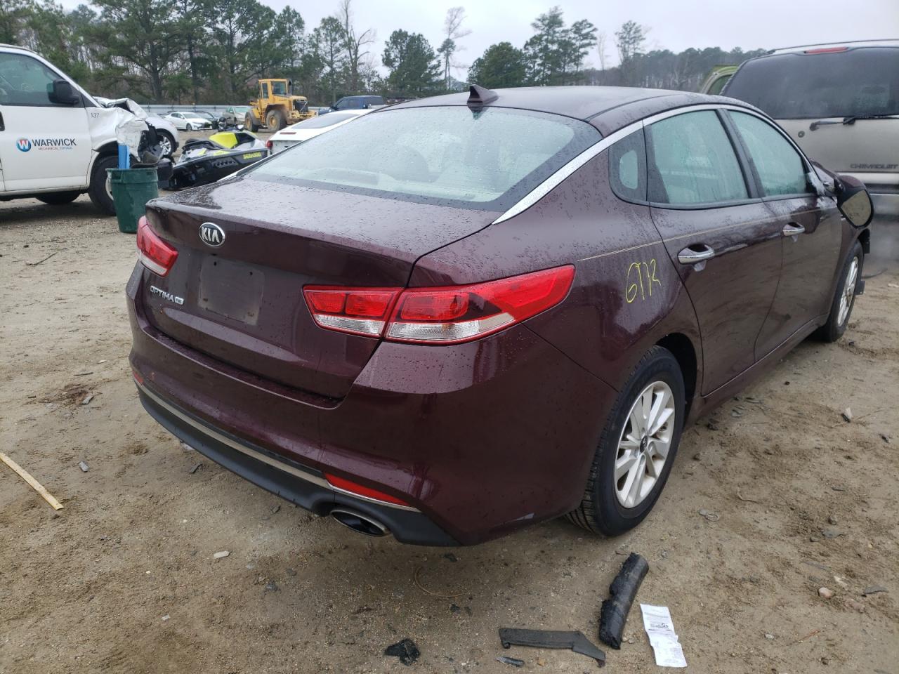 Photo 4 from auction – 2016 KIA OPTIMA LX with VIN 5XXGT4L34GG026645