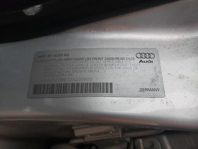 Photo 10 from auction – 2002 AUDI A4 1.8T AV with VIN WAUVC68E72A220620