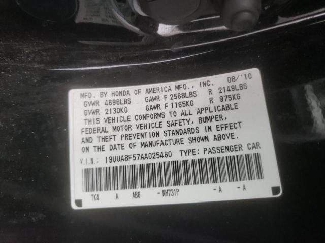 Photo 10 from auction – 2010 ACURA TL with VIN 19UUA8F57AA025460