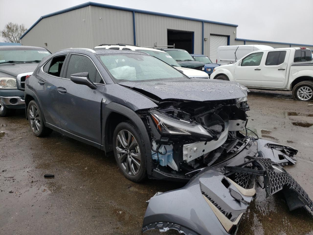 LEXUS UX 200 2021 with VIN JTHE3JBH1M2036293 - Photo from auction