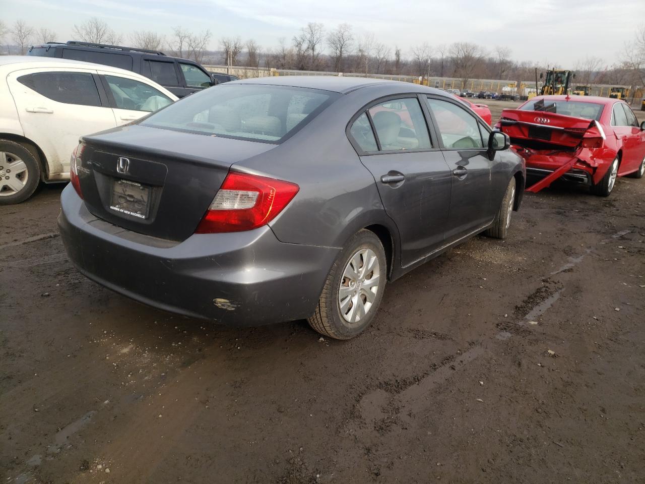 Photo 4 from auction – 2012 HONDA CIVIC LX with VIN 19XFB2F5XCE364571