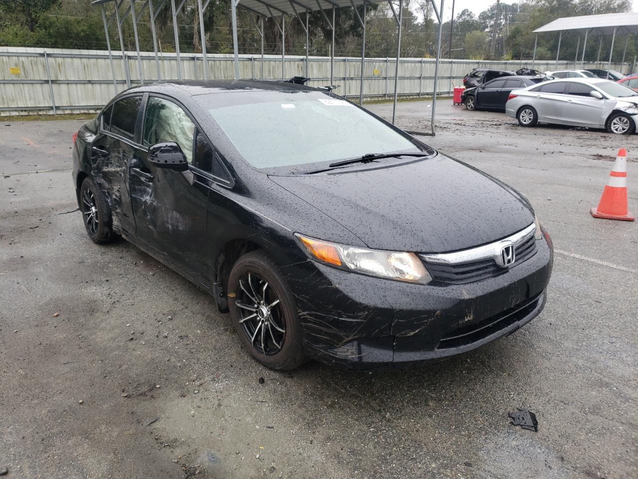 HONDA CIVIC LX 2012 with VIN 19XFB2F58CE011729 - Photo from auction
