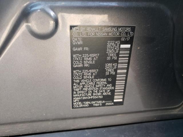 Photo 10 from auction – 2017 NISSAN ROGUE S with VIN KNMAT2MV3HP554763