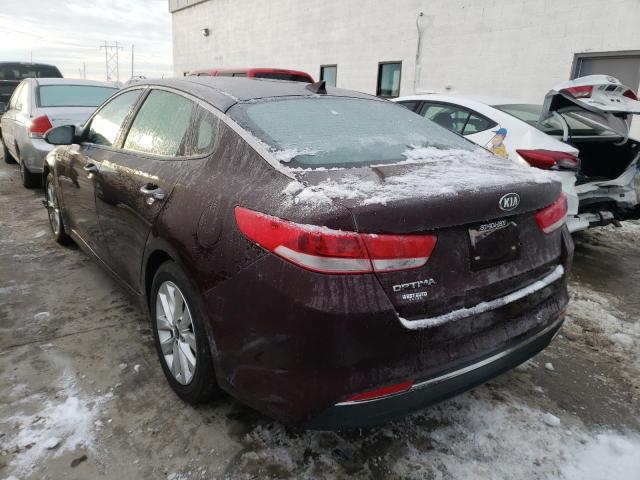 Photo 3 from auction – 2016 KIA OPTIMA LX with VIN 5XXGT4L33GG082138