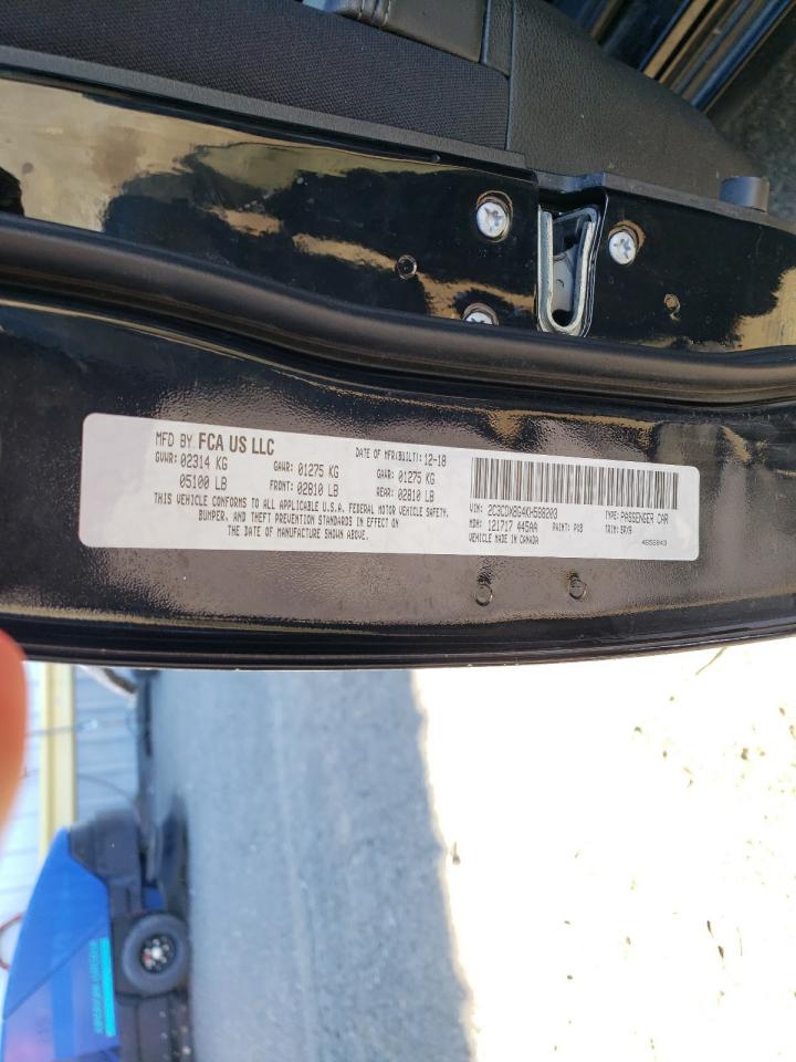 Photo 10 from auction – 2019 DODGE CHARGER SX with VIN 2C3CDXBG4KH588203