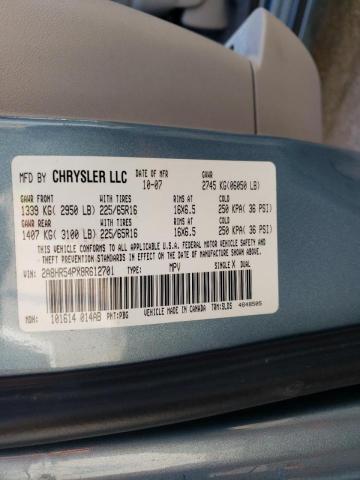 Photo 10 from auction – 2008 CHRYSLER TOWN & COU with VIN 2A8HR54PX8R612701