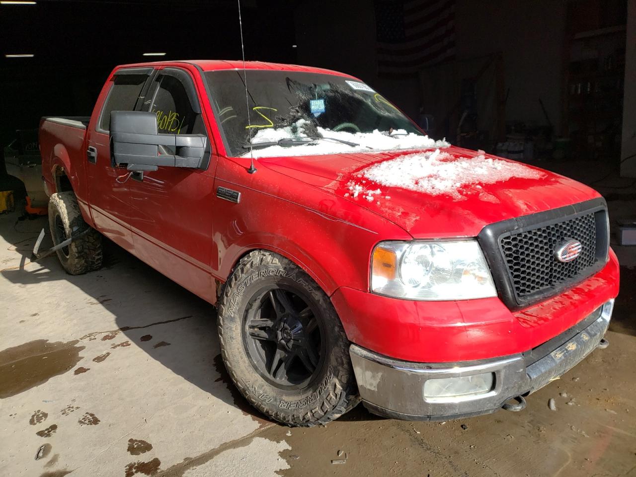 FORD F150 SUPER 2004 with VIN 1FTPW14504KC57050 - Photo from auction