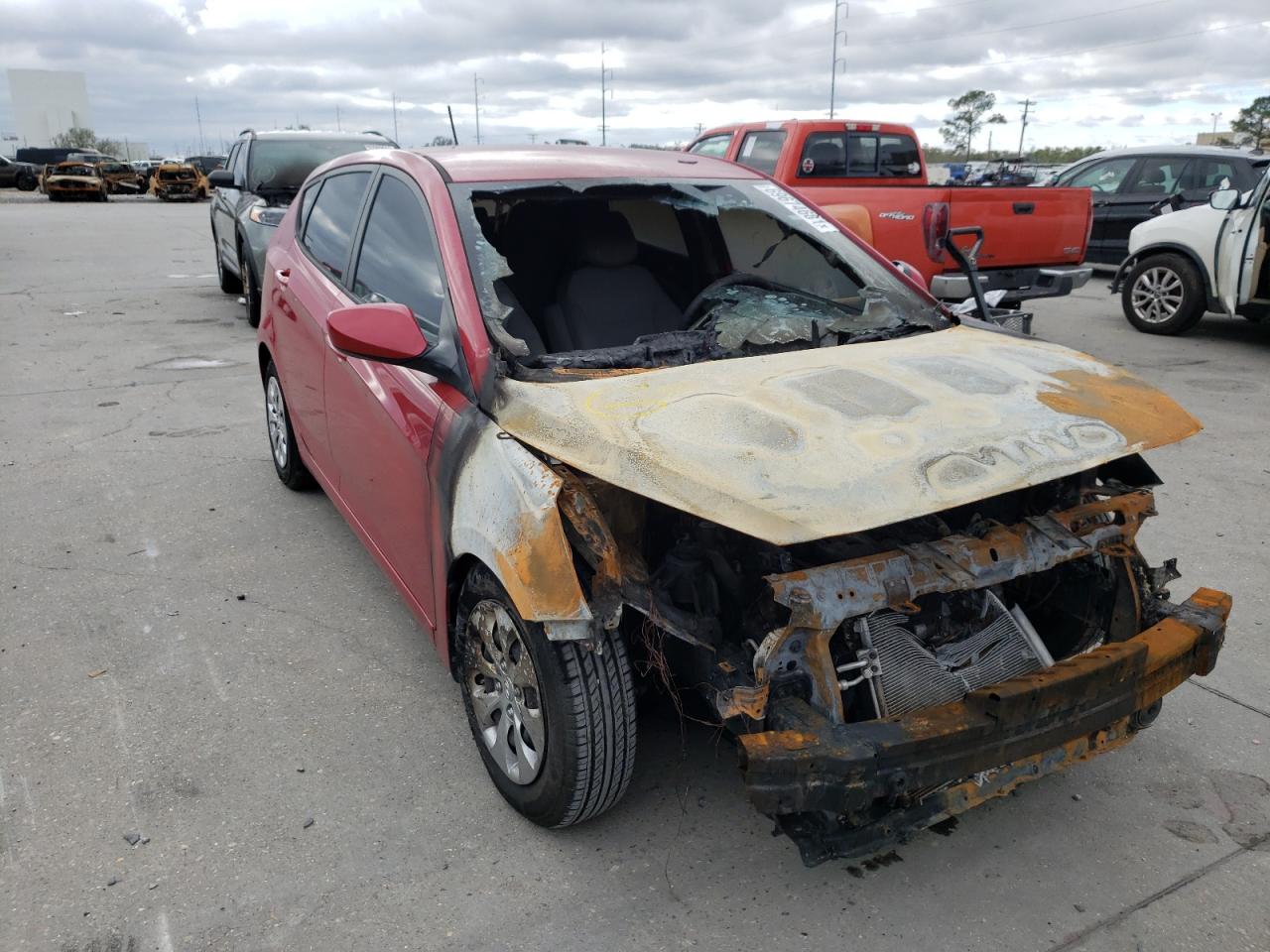 HYUNDAI ACCENT SE 2016 with VIN KMHCT5AE7GU237465 - Photo from auction