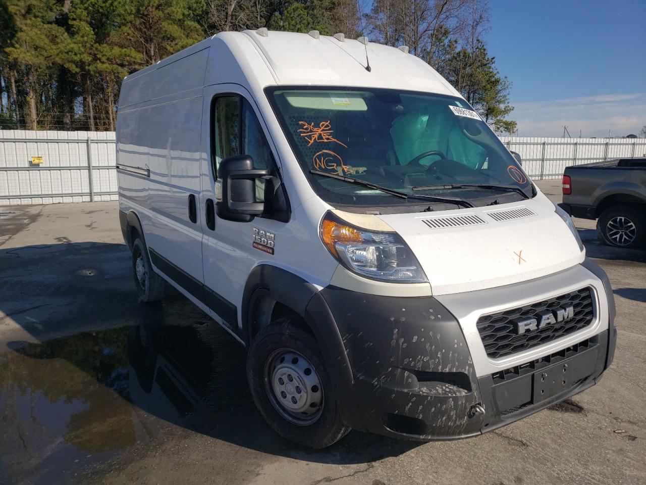 RAM PROMASTER 2019 with VIN 3C6TRVBG9KE557002 - Photo from auction