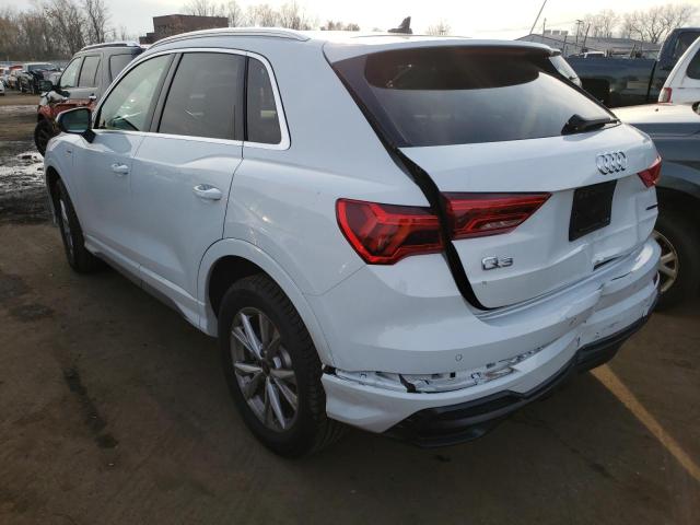 Photo 3 from auction – 2021 AUDI Q3 PREMIUM with VIN WA1EECF37M1046283