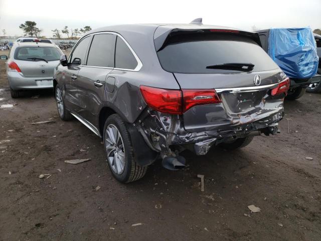 Photo 3 from auction – 2017 ACURA MDX TECHNO with VIN 5FRYD4H52HB035469