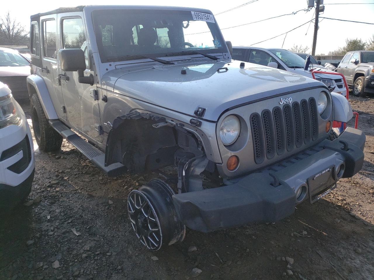 JEEP WRANGLER U 2013 with VIN 1C4BJWDG0DL602076 - Photo from auction
