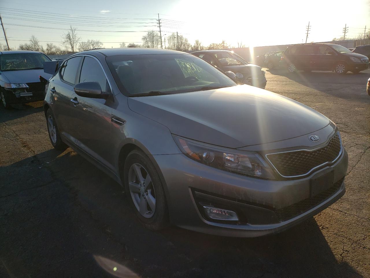 KIA OPTIMA LX 2015 with VIN 5XXGM4A73FG438346 - Photo from auction