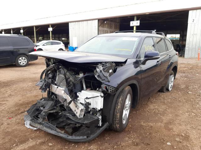 Photo 2 from auction – 2021 TOYOTA HIGHLANDER with VIN 5TDZZRAH0MS070803