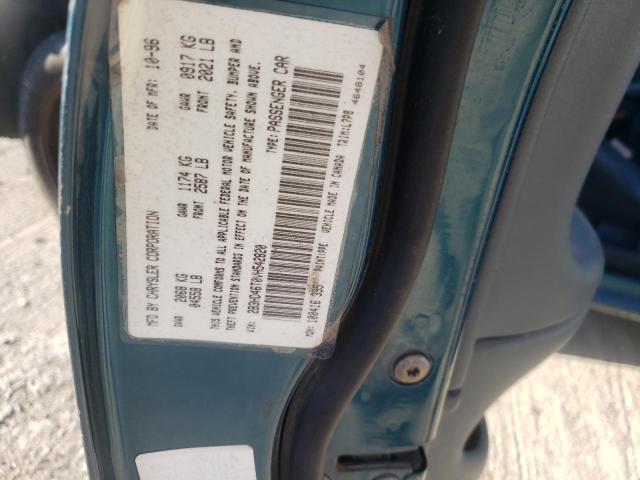 Photo 10 from auction – 1997 DODGE INTREPID with VIN 2B3HD46T0VH542820