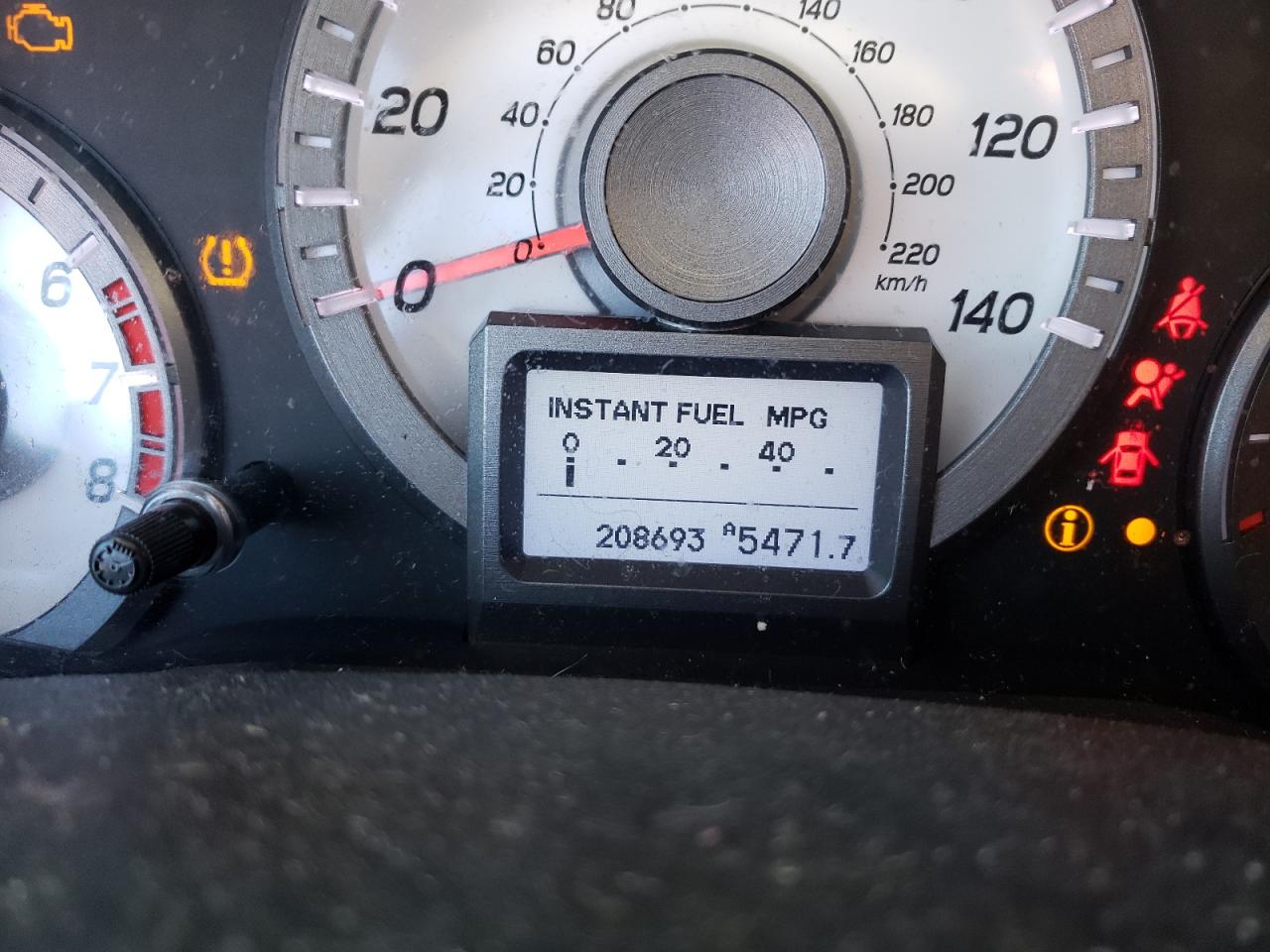 Photo 8 from auction – 2013 HONDA PILOT TOUR with VIN 5FNYF4H98DB026316
