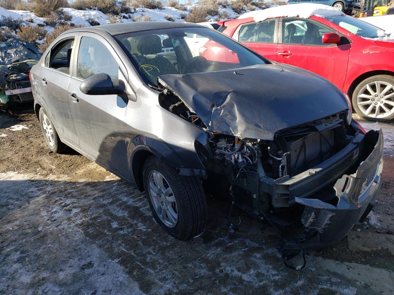 CHEVROLET SONIC LT 2012 with VIN 1G1JC5SH7C4168462 - Photo from auction