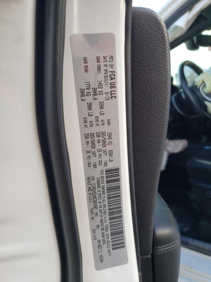 Photo 10 from auction – 2019 DODGE DURANGO GT with VIN 1C4RDHDG0KC824387