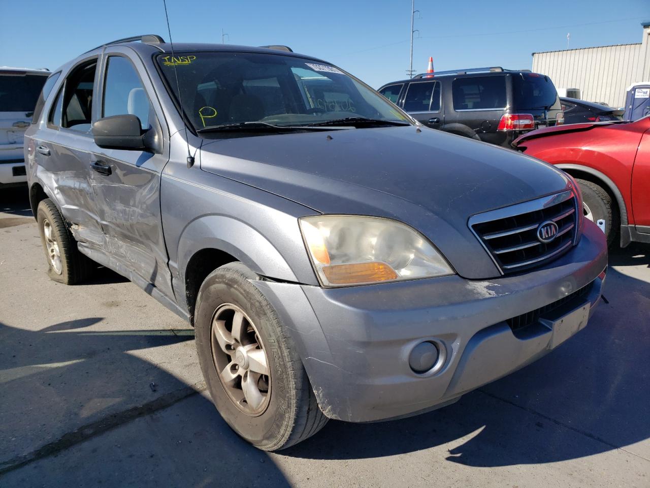 KIA SORENTO 2008 with VIN KNDJD735185858889 - Photo from auction