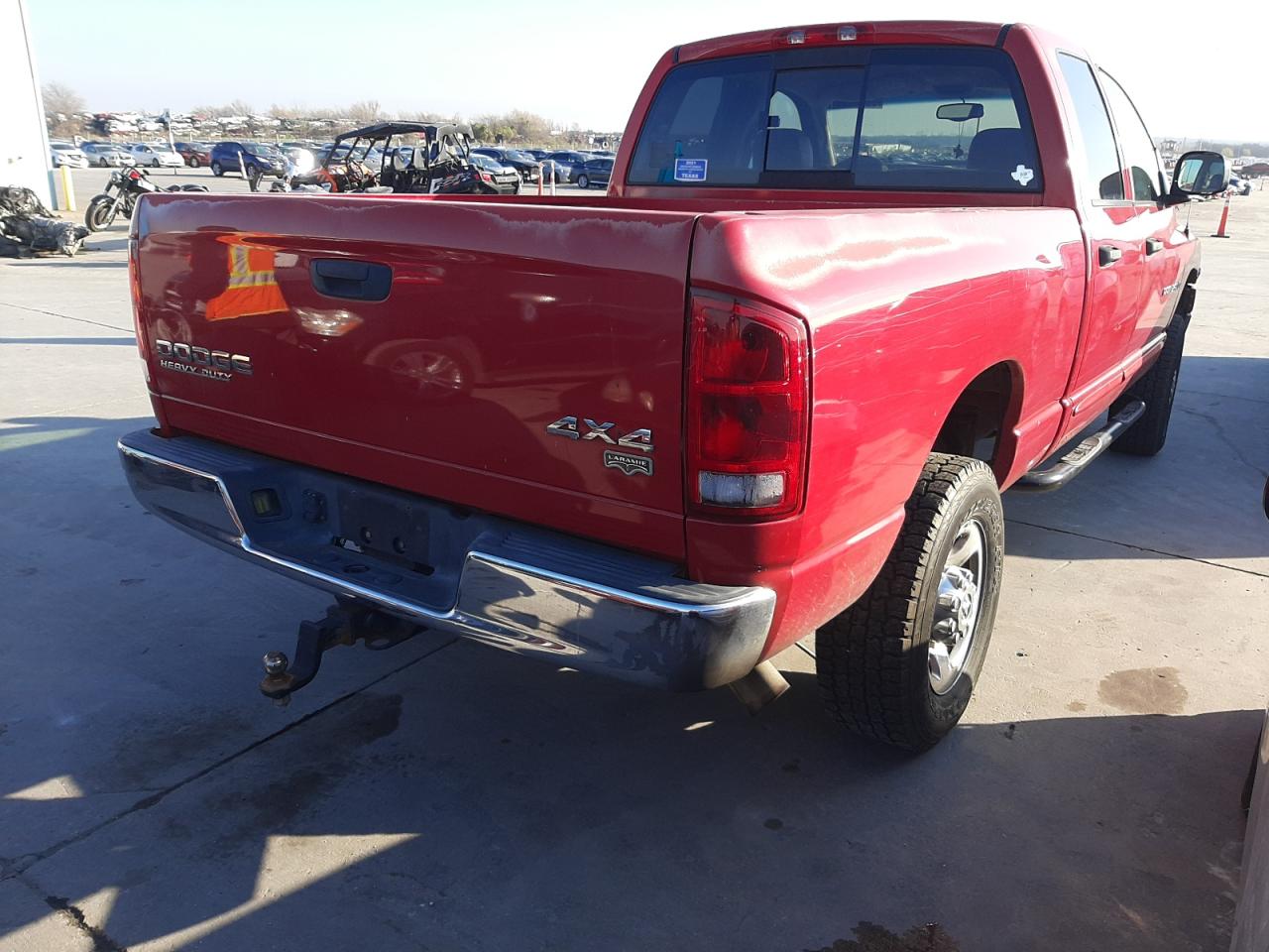 Photo 4 from auction – 2003 DODGE RAM 2500 S with VIN 3D7KU28C03G834458