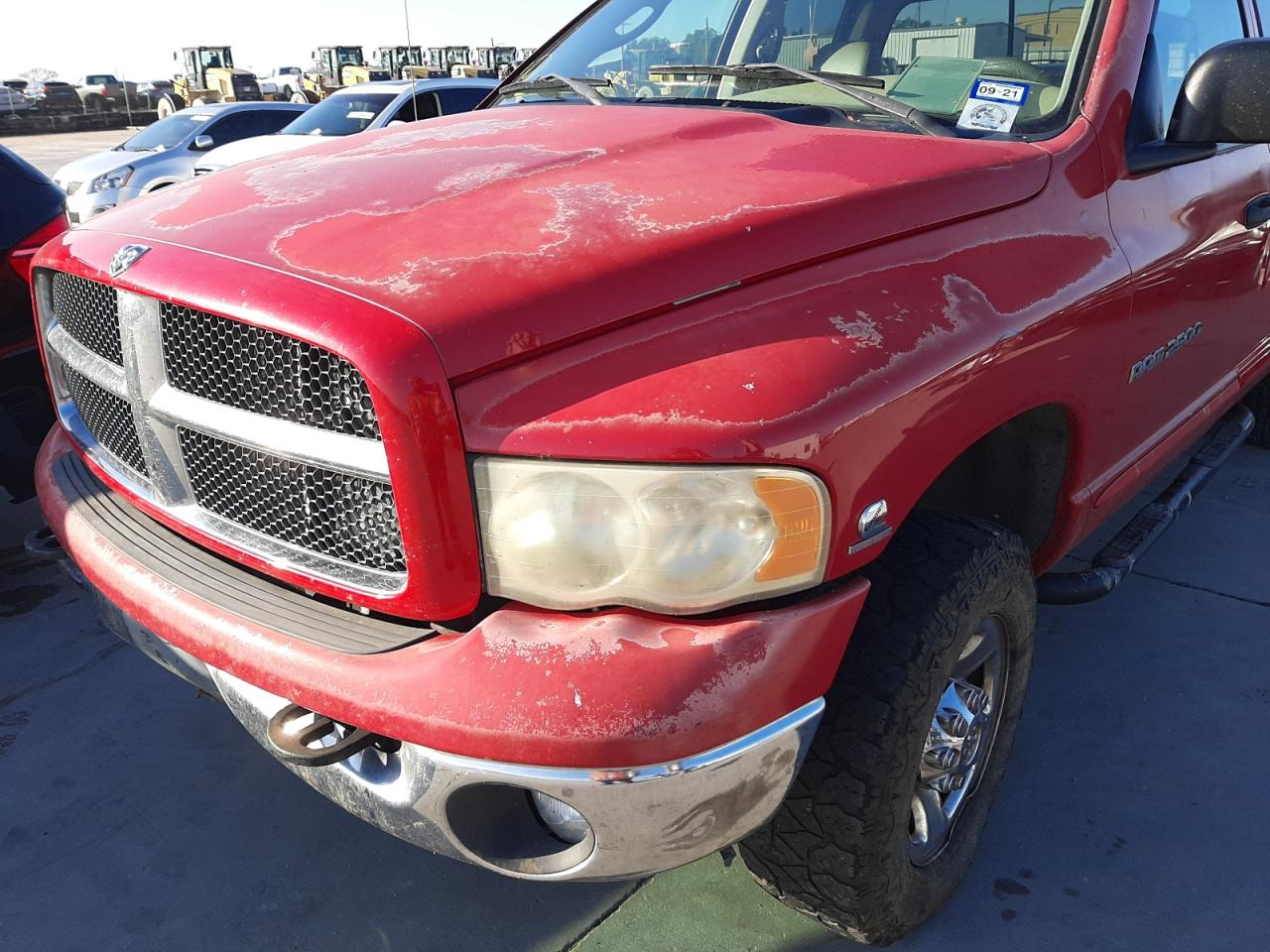 Photo 9 from auction – 2003 DODGE RAM 2500 S with VIN 3D7KU28C03G834458