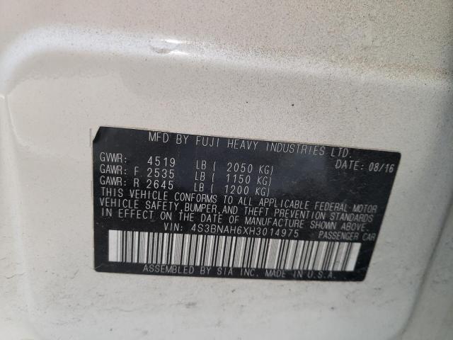 Photo 10 from auction – 2017 SUBARU LEGACY 2.5 with VIN 4S3BNAH6XH3014975