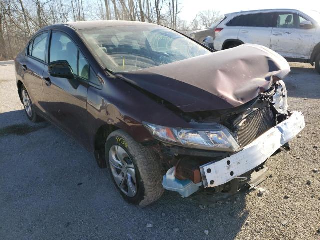 Photo 1 from auction – 2013 HONDA CIVIC LX with VIN 19XFB2F50DE081016