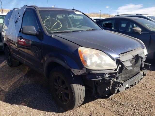 HONDA CR-V 2006 with VIN JHLRD78816C008231 - Photo from auction
