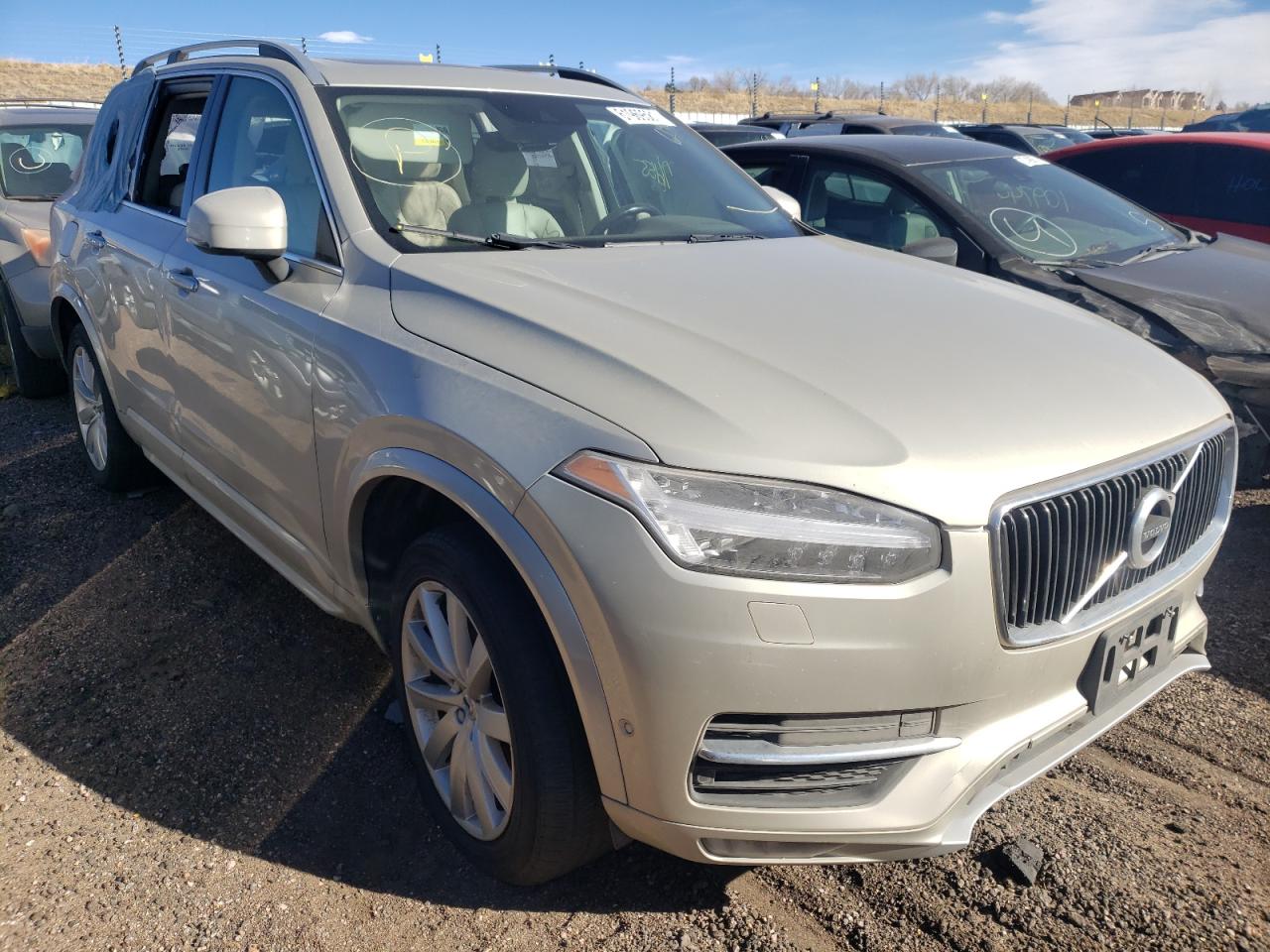 VOLVO XC90 T6 2016 with VIN YV4A22PKXG1020419 - Photo from auction