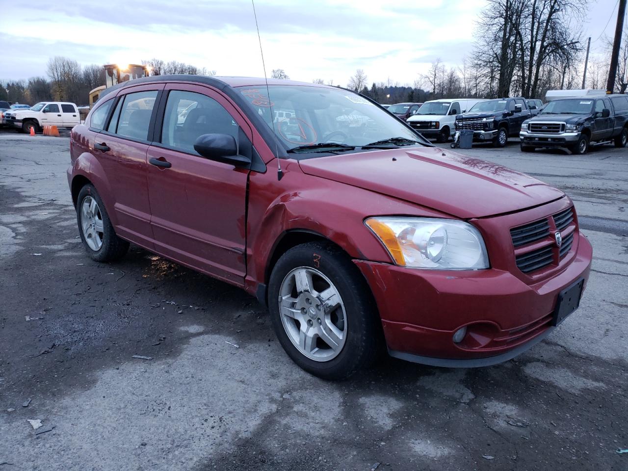 DODGE CALIBER SX 2007 with VIN 1B3HB48B87D562663 - Photo from auction