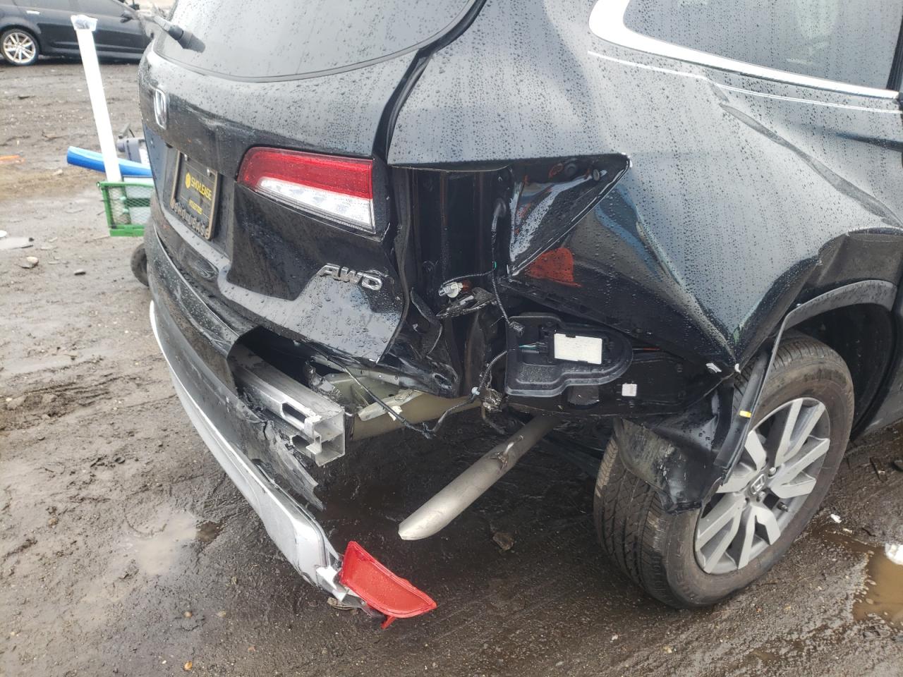 Photo 9 from auction – 2022 HONDA PILOT EXL with VIN 5FNYF6H59NB008501