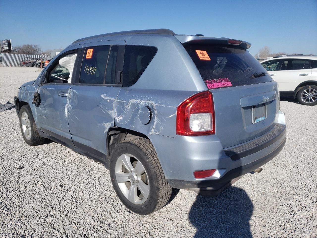 Photo 3 from auction – 2013 JEEP COMPASS SP with VIN 1C4NJCBB3DD235025