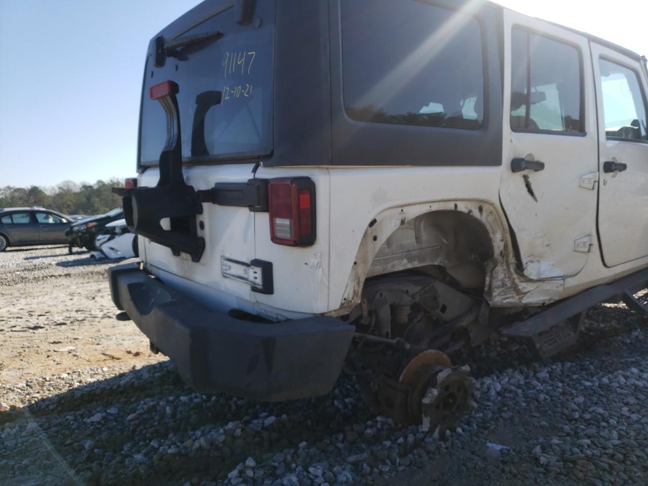 Photo 9 from auction – 2013 JEEP WRANGLER U with VIN 1C4BJWDG2DL691147