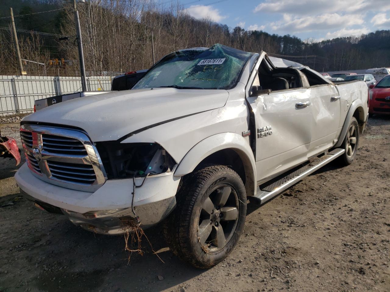 Photo 2 from auction – 2014 RAM 1500 SLT with VIN 1C6RR7LT9ES109720