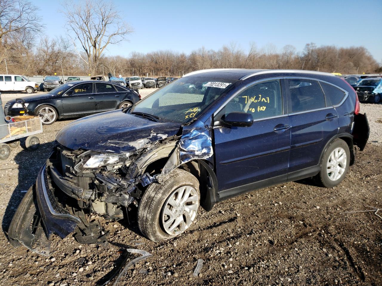 Photo 2 from auction – 2016 HONDA CR-V EXL with VIN 5J6RM4H74GL118995