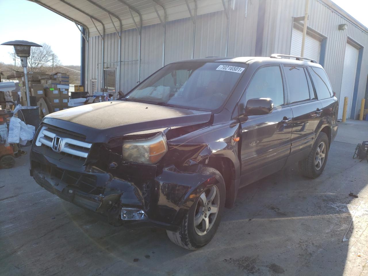 Photo 2 from auction – 2006 HONDA PILOT EX with VIN 5FNYF28446B027491