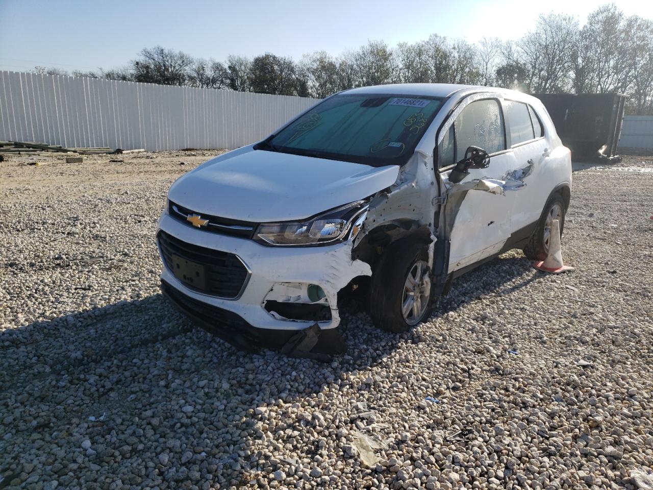Photo 9 from auction – 2020 CHEVROLET TRAX LS with VIN KL7CJKSB2LB083568